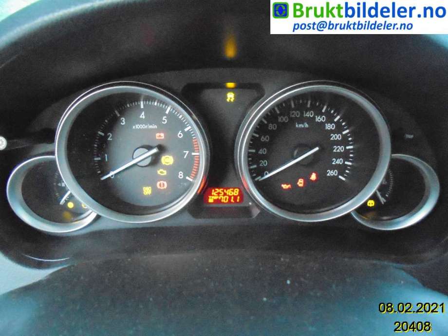 Mazda 6 2010-2013 (Type II, Fase 2) , Motorkode: L8, Girkassekode: 