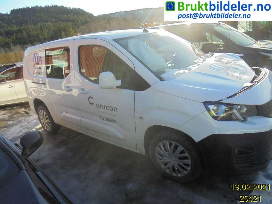 Peugeot Partner 2019-->> (Type III) , Motorkode: YHY, Girkassekode: 