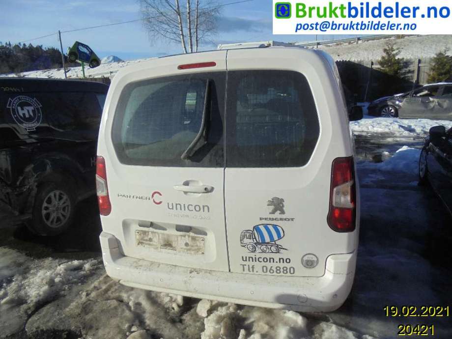 Peugeot Partner 2019-->> (Type III) , Motorkode: YHY, Girkassekode: 