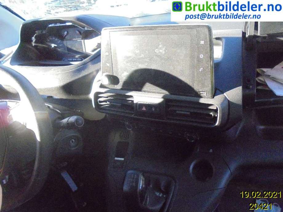 Peugeot Partner 2019-->> (Type III) , Motorkode: YHY, Girkassekode: 