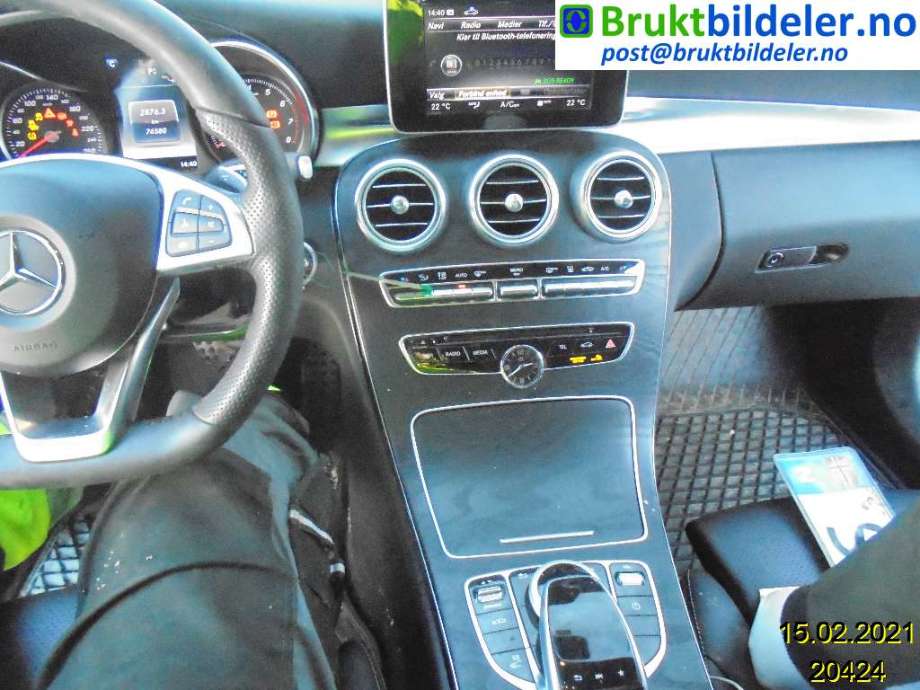 Mercedes C-Klasse 2014-2018 (Fase 1) (W205) (W205), Motorkode: M274.920, Girkassekode: 