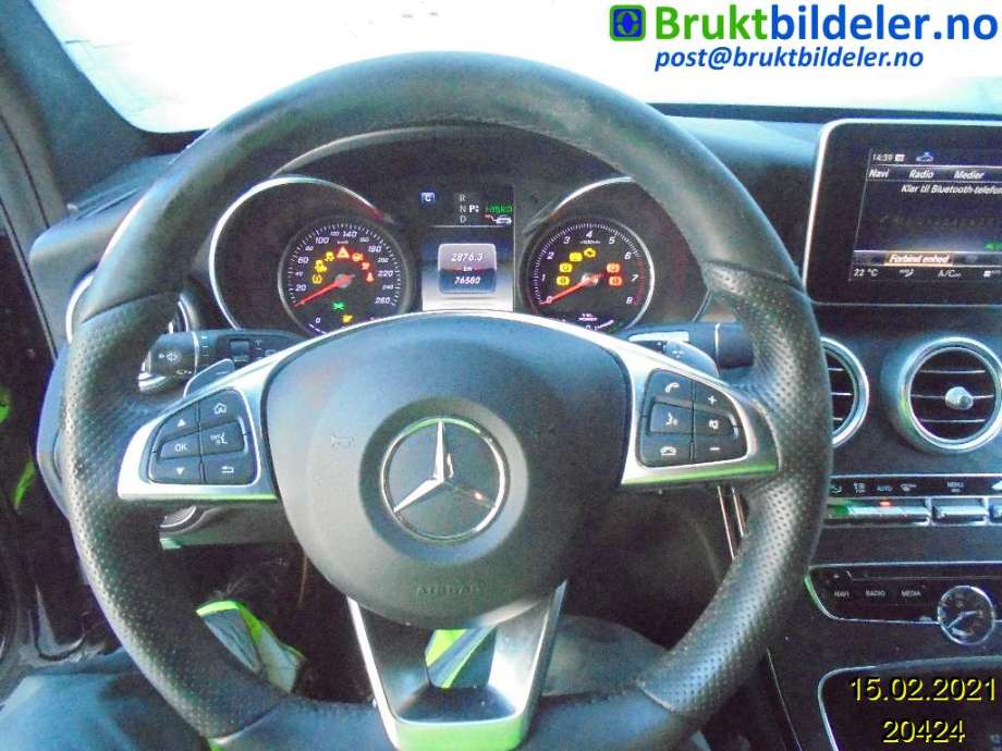 Mercedes C-Klasse 2014-2018 (Fase 1) (W205) (W205), Motorkode: M274.920, Girkassekode: 