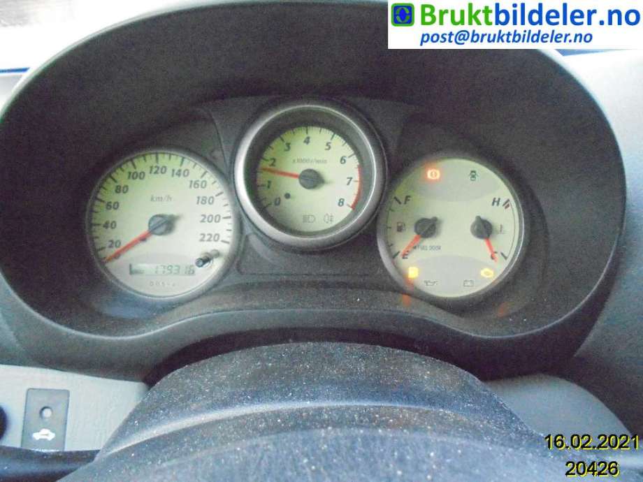 Toyota RAV4 2000-2006 (Type II) , Motorkode: 1AZ-FE, Girkassekode: 