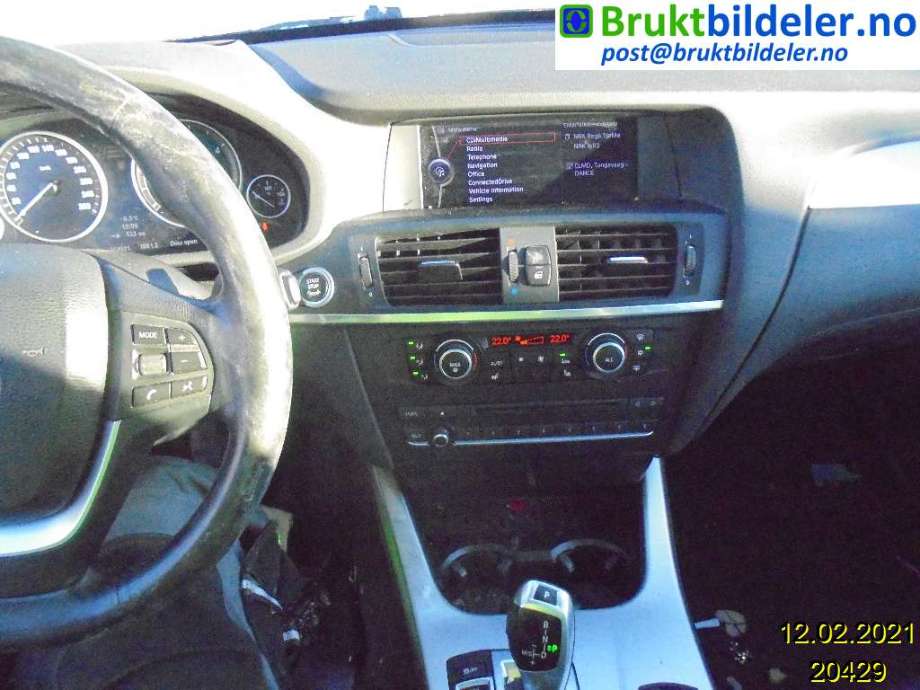 BMW X3 2010-2017 (F25) (F25), Motorkode: N47-D20C, Girkassekode: 
