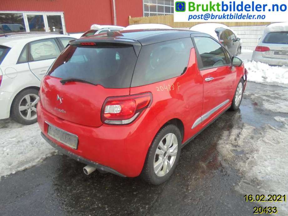 Citroën DS3 2010-2019 , Motorkode: 9HP, Girkassekode: 