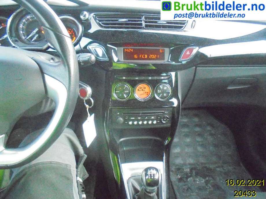 Citroën DS3 2010-2019 , Motorkode: 9HP, Girkassekode: 