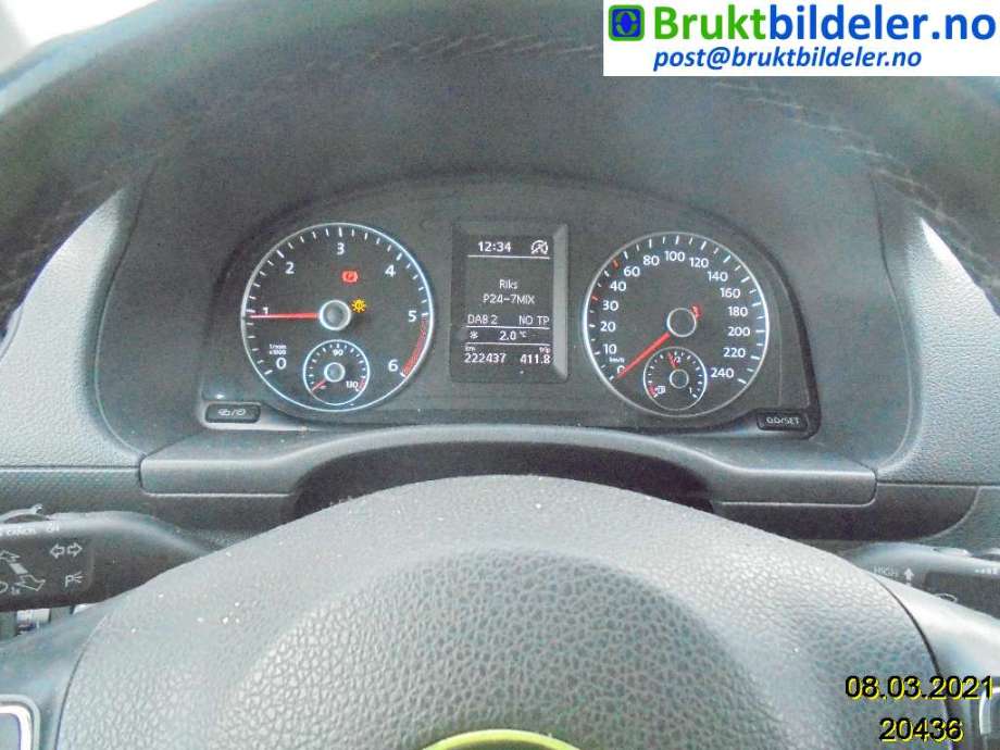 VW Caddy 2010-2015 (Type III, Fase 2) , Motorkode: CAYD, Girkassekode: 