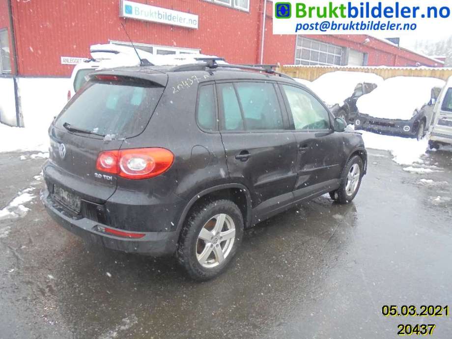 VW Tiguan 2007-2011 (Type I, Fase 1) , Motorkode: CBAB, Girkassekode: 