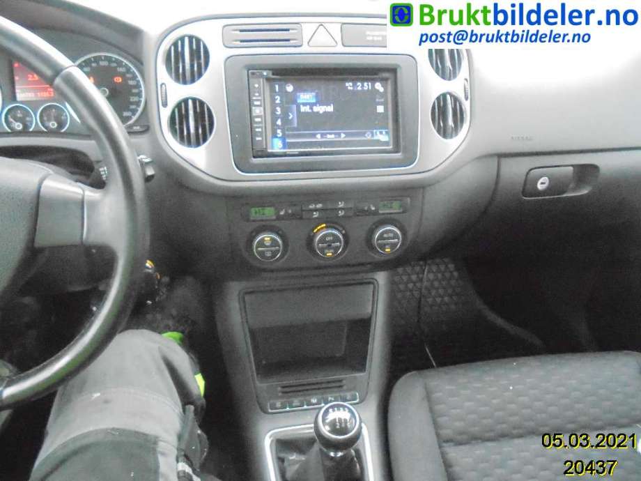 VW Tiguan 2007-2011 (Type I, Fase 1) , Motorkode: CBAB, Girkassekode: 