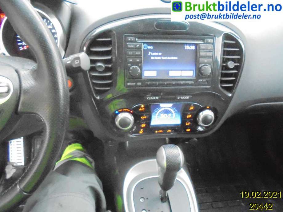 Nissan Juke 2010-2014 (Fase 1) , Motorkode: MR16DDT, Girkassekode: 
