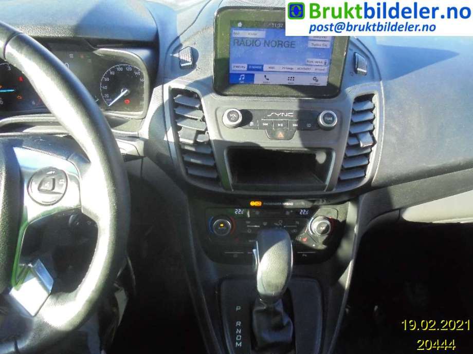 Ford Transit Connect 2018-->> Type II, Fase 2 , Motorkode: ZTGA, Girkassekode: