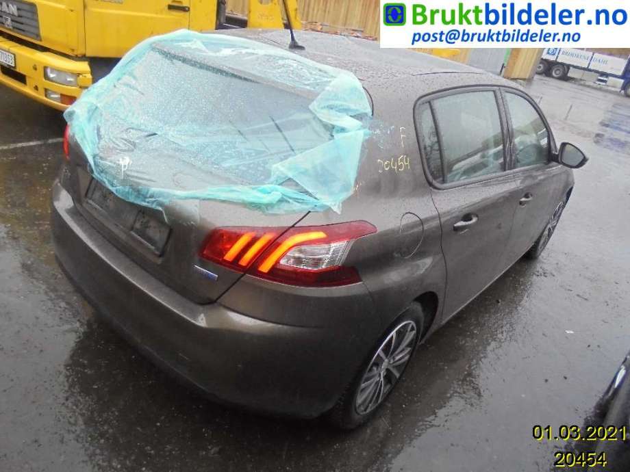 Peugeot 308 2013-2021 (Type II) , Motorkode: BHY, Girkassekode: 