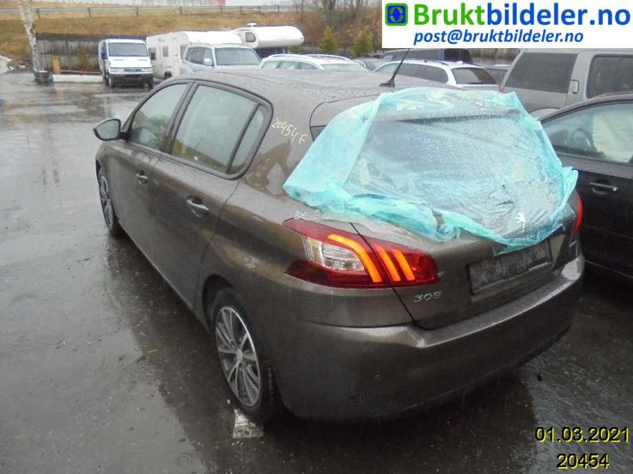 Peugeot 308 2013-2021 (Type II) , Motorkode: BHY, Girkassekode: 