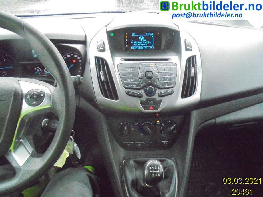 Ford Transit Connect 2013-2018 Type II, Fase 1 , Motorkode: T1GA, Girkassekode: 