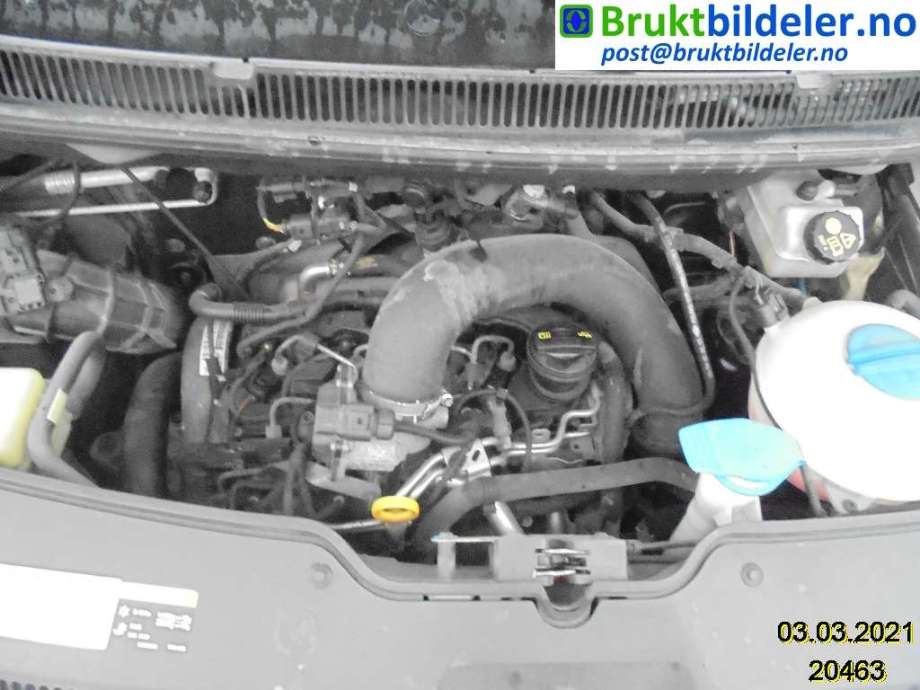 VW Transporter / Caravelle 2009-2015 (Fase 2) (T5) (T5), Motorkode: CAAC;CCHA, Girkassekode: 