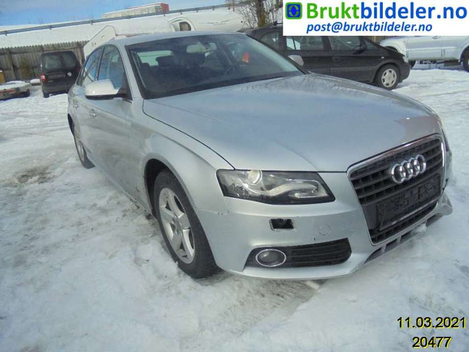 Audi A4 2007-2014 (Type IV) (B8) (B8), Motorkode: CABA;CDHA, Girkassekode: 