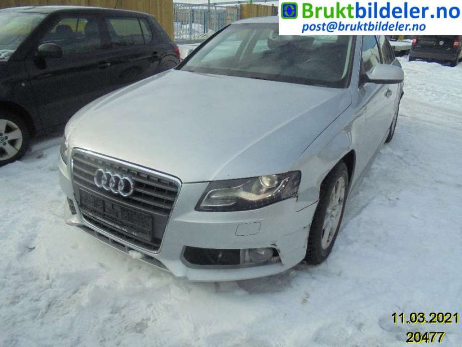Audi A4 2007-2014 (Type IV) (B8) (B8), Motorkode: CABA;CDHA, Girkassekode: 