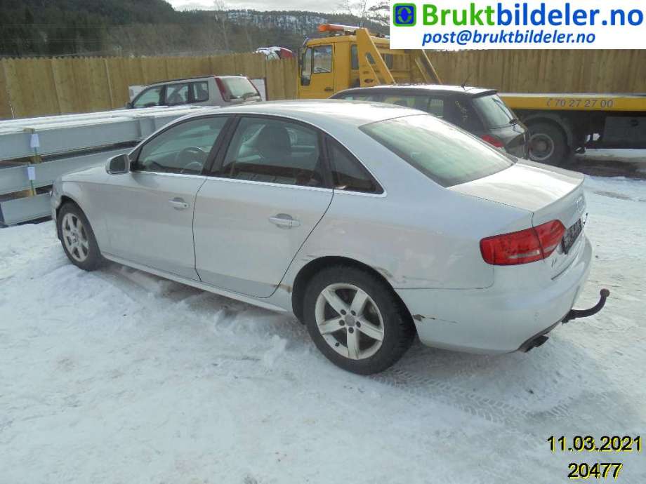 Audi A4 2007-2014 (Type IV) (B8) (B8), Motorkode: CABA;CDHA, Girkassekode: 