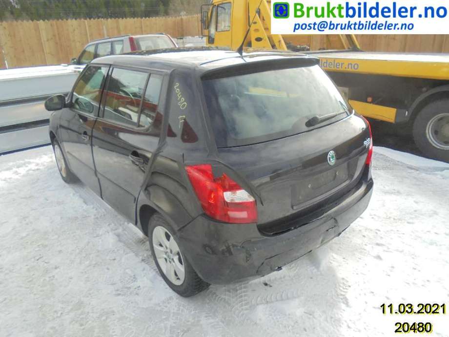 Škoda Fabia 2010-2014 (Type II, Fase 2) , Motorkode: CGPA, Girkassekode: 