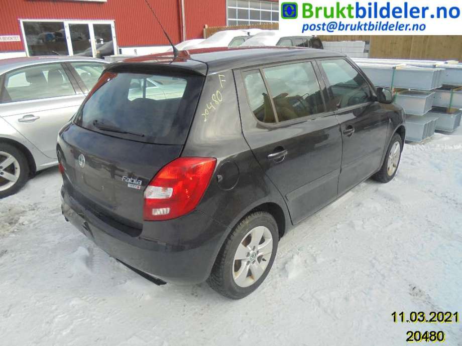 Škoda Fabia 2010-2014 (Type II, Fase 2) , Motorkode: CGPA, Girkassekode: 