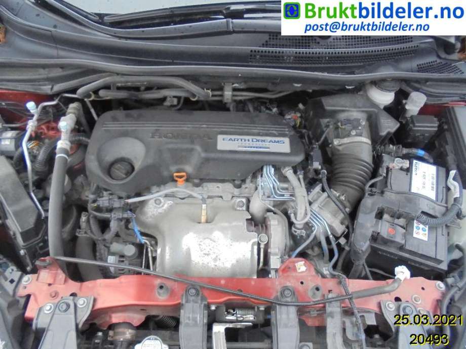 Honda CR-V 2012-2018 (Type IV) , Motorkode: N16A4, Girkassekode: 