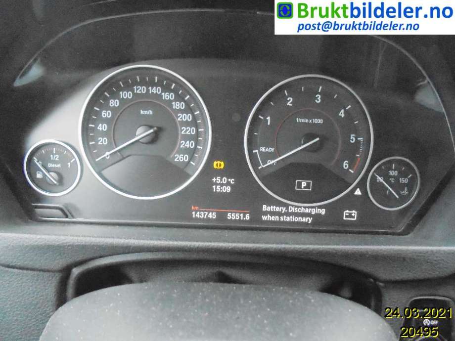 BMW 3-Serie 2012-2018 (F30/F31/F34) (F30/F31/F34), Motorkode: N47-D20C, Girkassekode: 