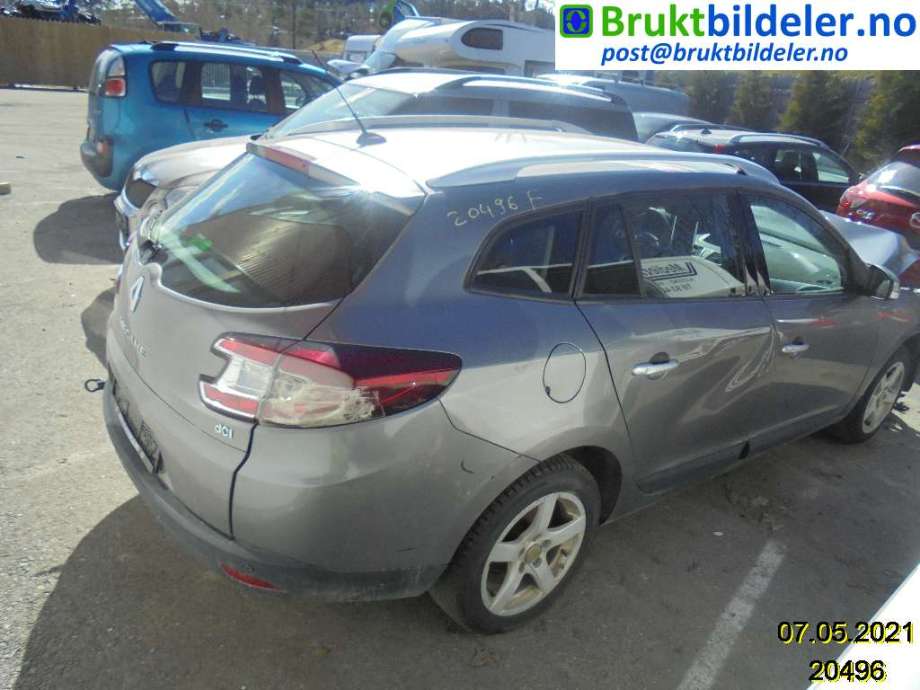 Renault Megane 2009-2016 Type III , Motorkode: K9K-836;K9K-837, Girkassekode: 