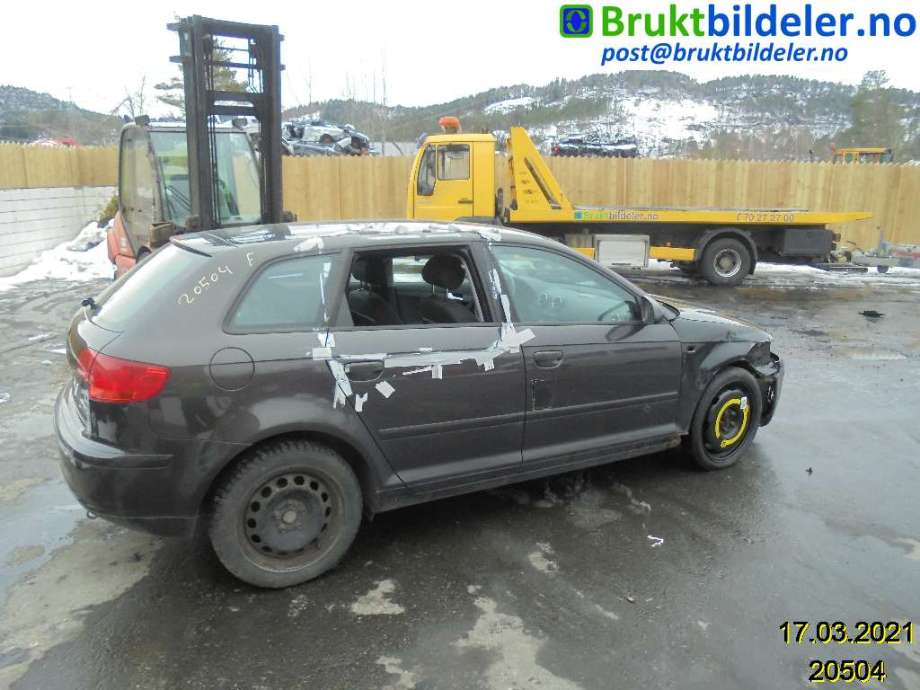 Audi A3 2003-2008 (Type II, Fase 1) , Motorkode: BGU, Girkassekode: FVH