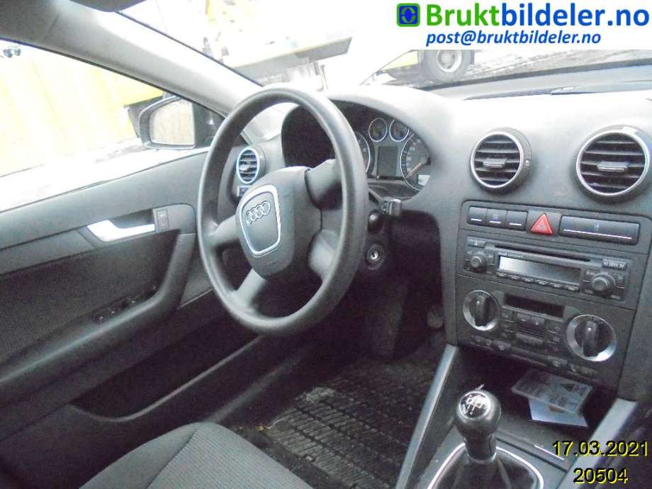Audi A3 2003-2008 (Type II, Fase 1) , Motorkode: BGU, Girkassekode: FVH