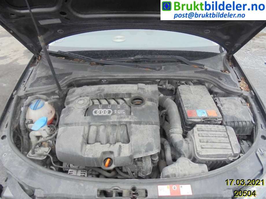 Audi A3 2003-2008 (Type II, Fase 1) , Motorkode: BGU, Girkassekode: FVH