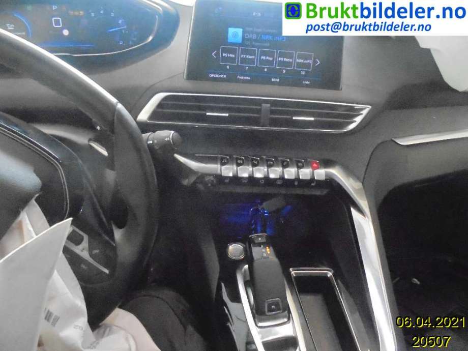 Peugeot 3008 2016-->> (Type II) , Motorkode: 5GF, Girkassekode: 