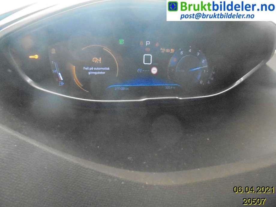 Peugeot 3008 2016-->> (Type II) , Motorkode: 5GF, Girkassekode: 