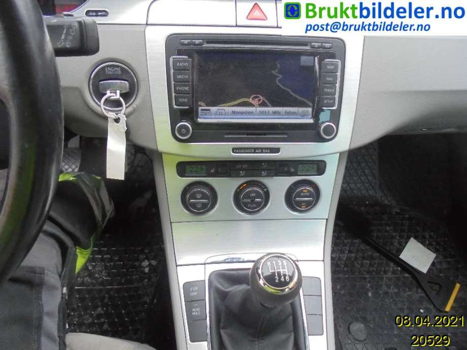 VW Passat 2005-2010 (B6) (B6), Motorkode: BMP, Girkassekode: 