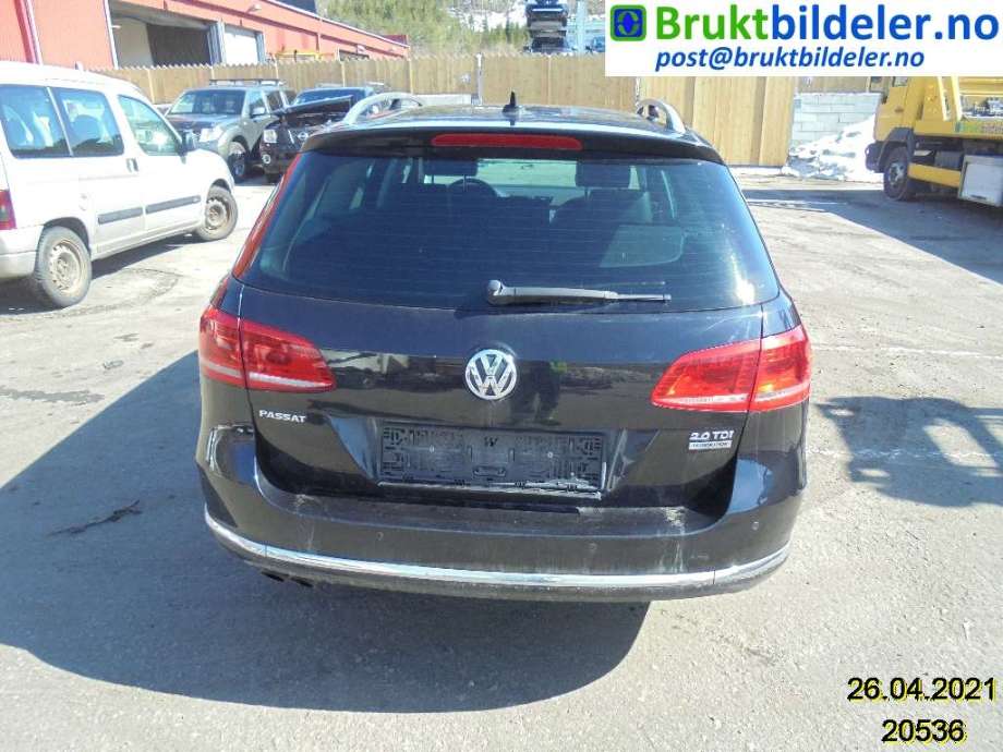 VW Passat 2011-2015 (B7) (B7), Motorkode: CFFB, Girkassekode: 