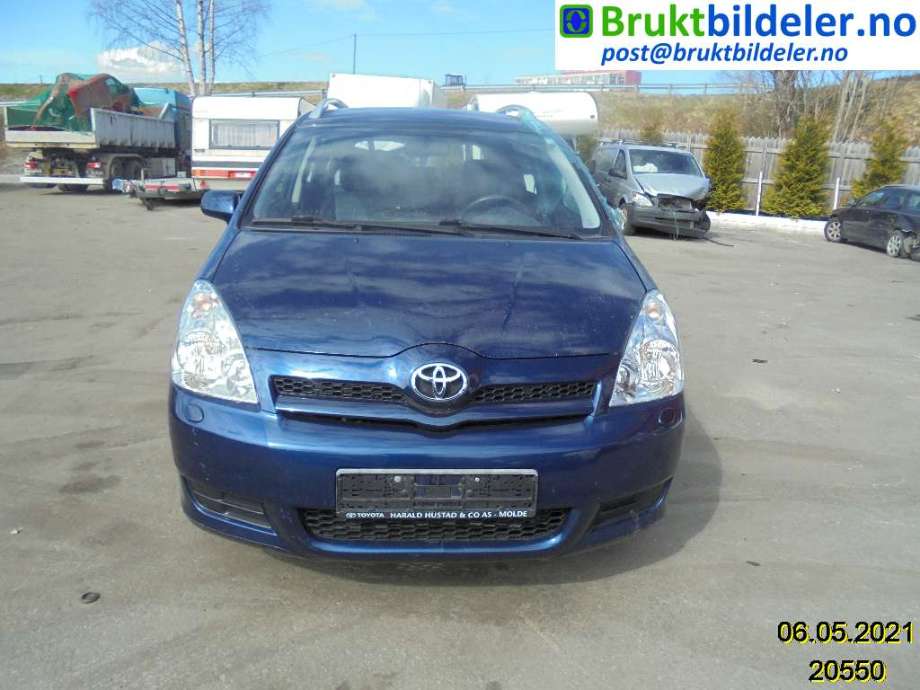 Toyota Verso 2004-2009 (Type II) , Motorkode: 2AD-FTV, Girkassekode: 