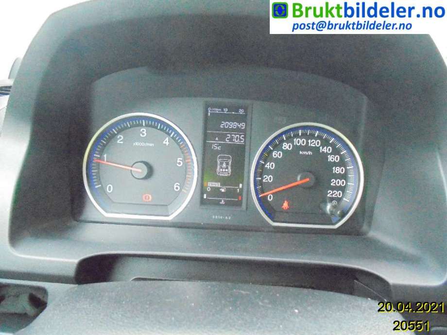 Honda CR-V 2007-2012 (Type III) , Motorkode: N22A2, Girkassekode: 