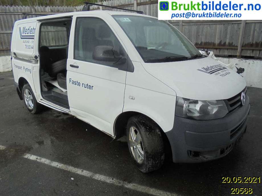 VW Transporter / Caravelle 2009-2015 (Fase 2) (T5) (T5), Motorkode: CAAD, Girkassekode: 