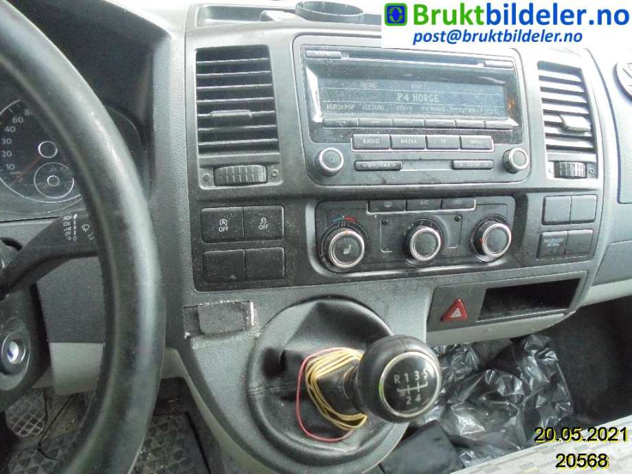 VW Transporter / Caravelle 2009-2015 (Fase 2) (T5) (T5), Motorkode: CAAD, Girkassekode: 