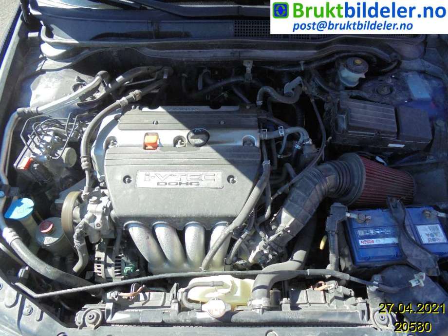 Honda Accord 2003-2008 (Type VII) , Motorkode: K20A6, Girkassekode: 