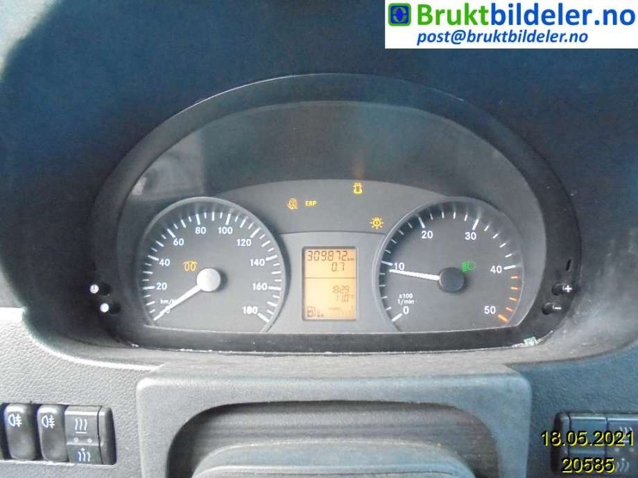 Mercedes Sprinter 2006-2013 (Fase 1) (906) (906), Motorkode: OM646.986, Girkassekode: 