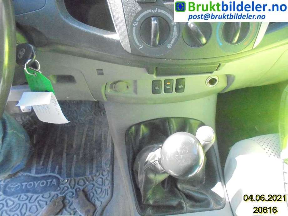Toyota Hilux 2006-2011 , Motorkode: 2KD-FTV, Girkassekode: 