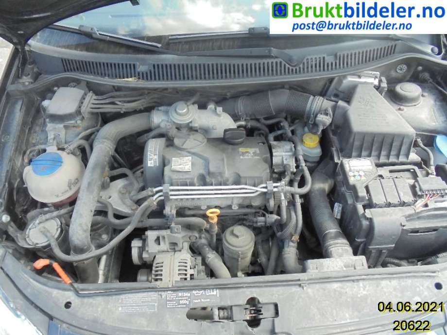 VW Polo 2005-2009 (Type IV, Fase 2) , Motorkode: BNM;BWB, Girkassekode: 
