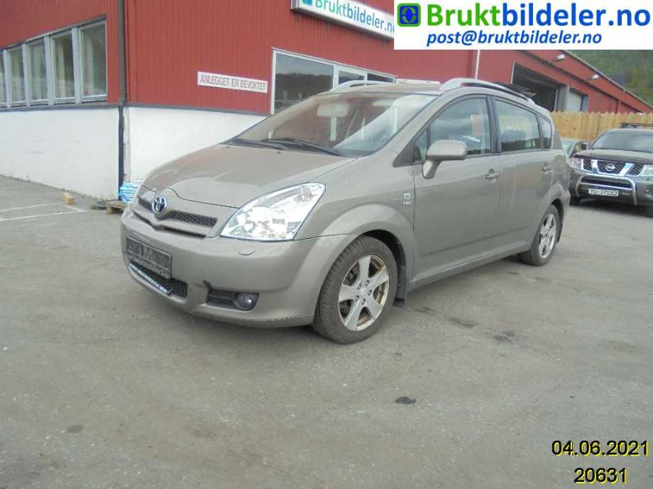 Toyota Verso 2004-2009 (Type II) , Motorkode: 1ZZ-FE, Girkassekode: 