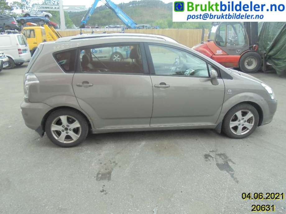 Toyota Verso 2004-2009 (Type II) , Motorkode: 1ZZ-FE, Girkassekode: 