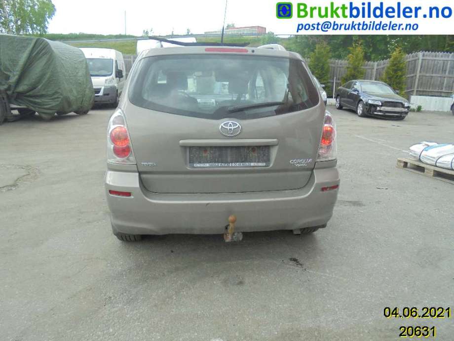 Toyota Verso 2004-2009 (Type II) , Motorkode: 1ZZ-FE, Girkassekode: 