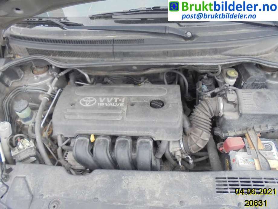 Toyota Verso 2004-2009 (Type II) , Motorkode: 1ZZ-FE, Girkassekode: 