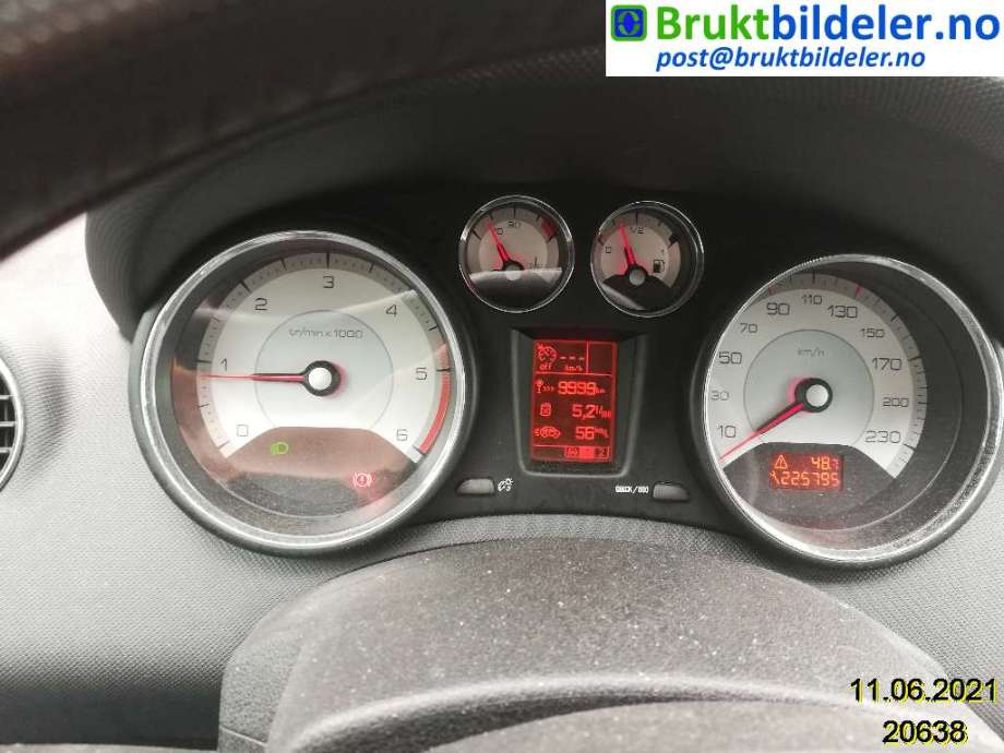 Peugeot 308 2007-2011 (Type I, Fase 1) , Motorkode: 9HZ, Girkassekode: 