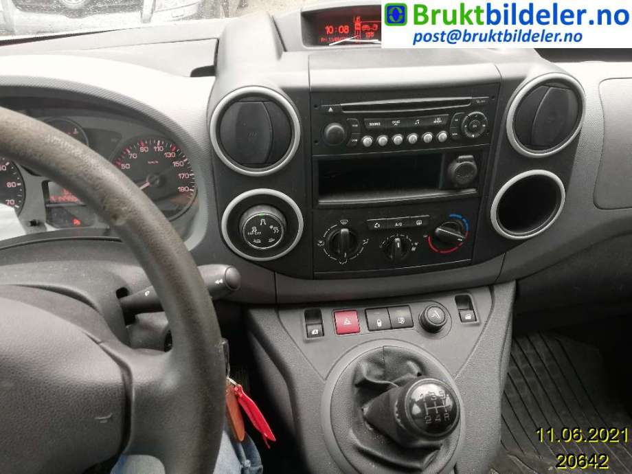 Peugeot Partner 2008-2015 (Type II, Fase 1) , Motorkode: 9HX, Girkassekode: 
