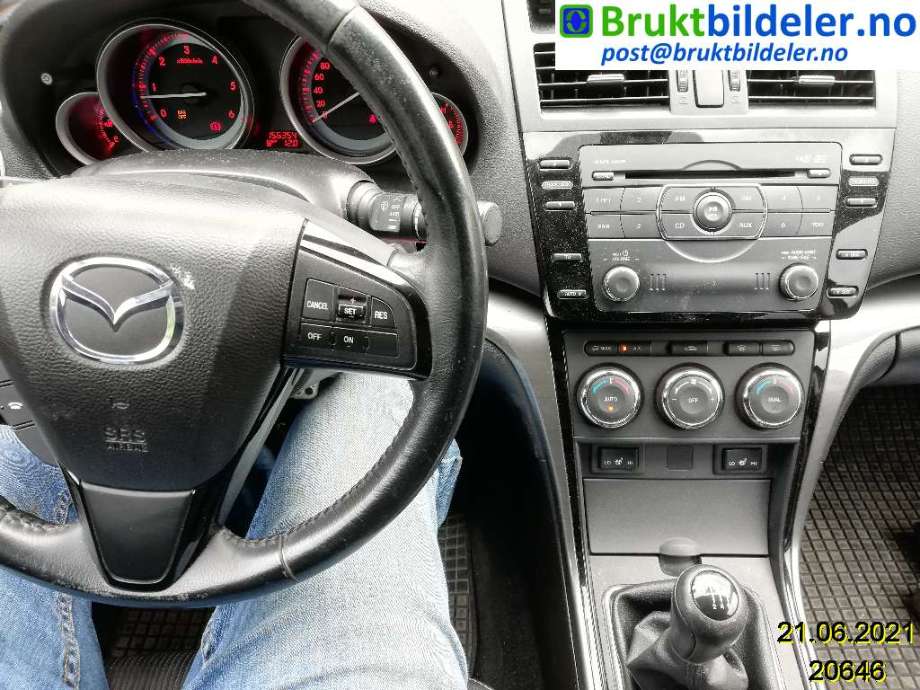 Mazda 6 2010-2013 (Type II, Fase 2) , Motorkode: R2, Girkassekode: 