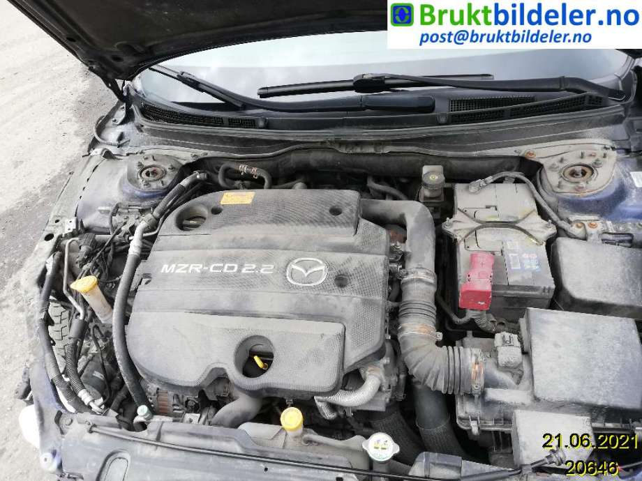 Mazda 6 2010-2013 (Type II, Fase 2) , Motorkode: R2, Girkassekode: 
